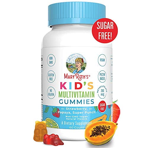 Vegan Kids Multivitamin Gummies by MaryRuth's Organic Ingredients