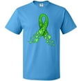 thumbnail image 3 of Inktastic Mental Health Awareness Ribbon with Green Hearts T-Shirt, 3 of 5