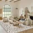 thumbnail image 3 of CHITOOMA 8'x10' Area Rugs for Living Room, Washable Boho Moroccan Rug Soft Vintage Distressed Geometric Tribal Area Rug for Bedroom Dining Room Office with Non-Slip Backing, Stain Resistant Non-Shed, 3 of 9