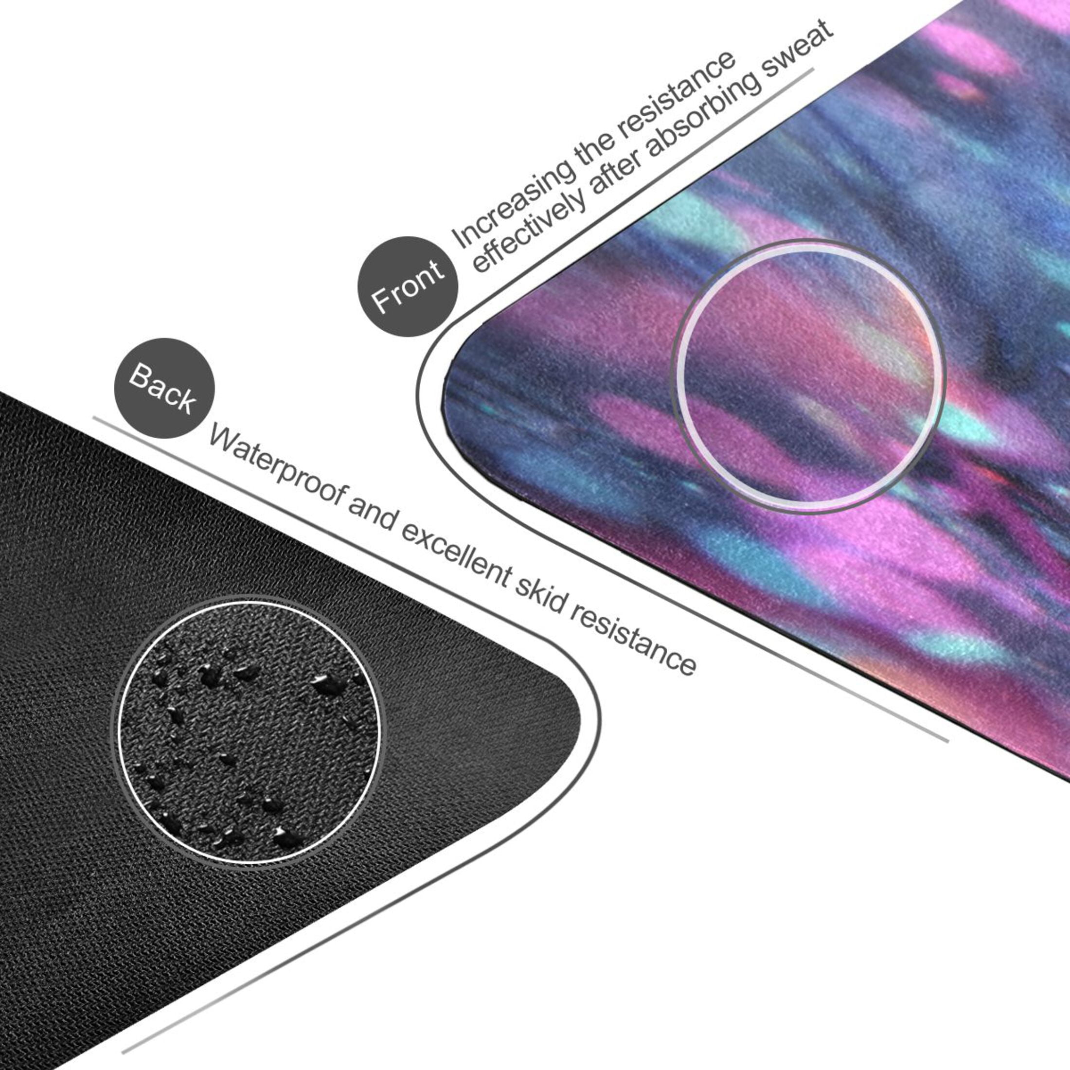 BZSMCE Yoga Mat Women Fitness Mat Axolotl in Sparkle Pattern