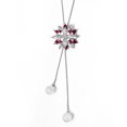 thumbnail image 2 of VISLAND Collier de Femmes Mode Pendentif Flocon de Neige en Strass Long Collier Chaîne Cadeau, 2 of 7