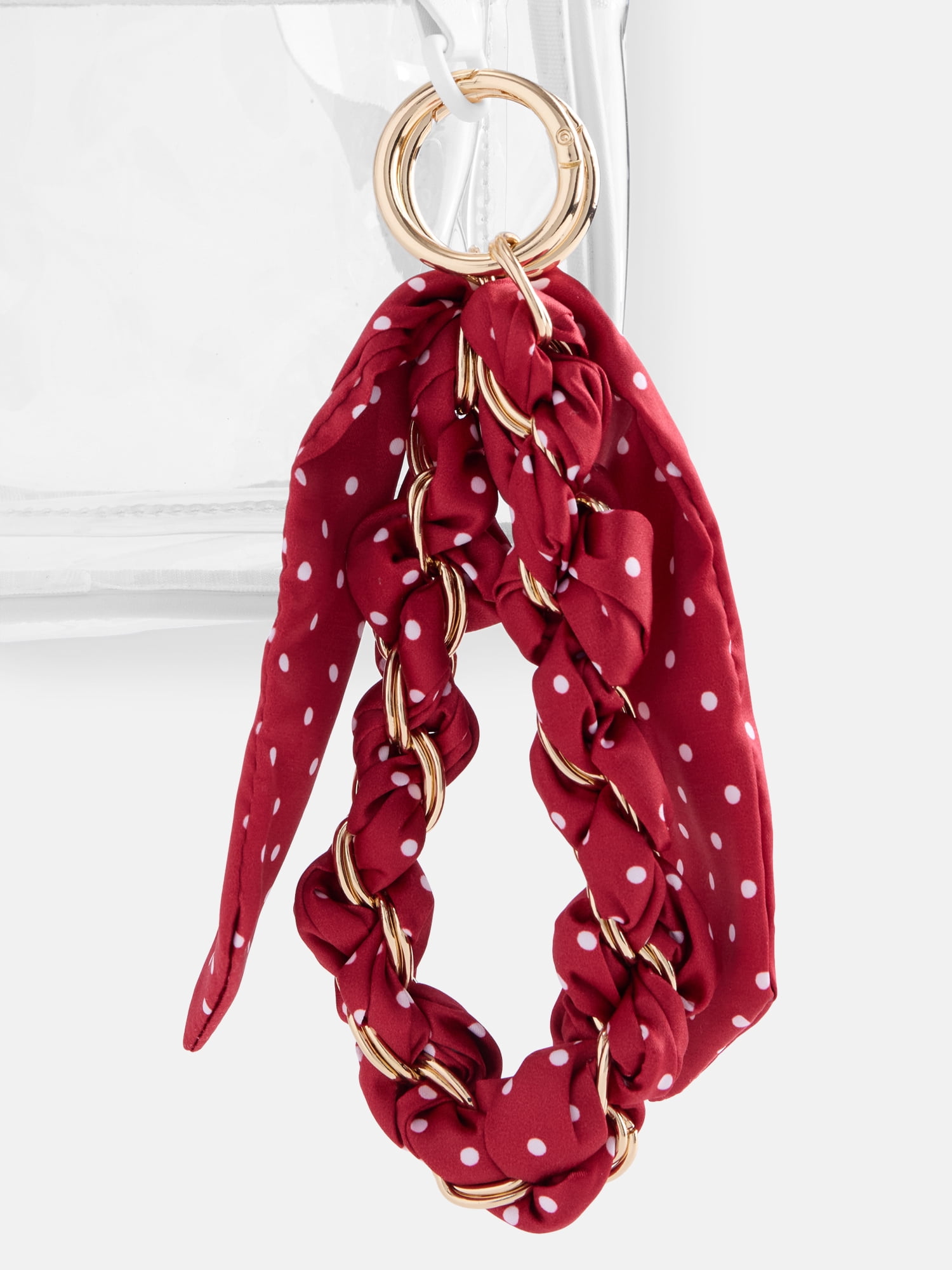 No Boundaries Game Day Swag Chain Charm for Bags, Red