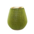 thumbnail image 2 of Polyresin Accent Alligator Skin Vase, Light Green, 2 of 2