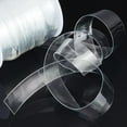thumbnail image 6 of 10.94 Yards(10m) Clear Elastic Strap 15mm/0.59inch Wide Transparent Elastic Band Clear Bra Strap Lightweight Clear Elastic for DIY Shoulder Bra Clothes Sewing Project 0.2mm Thick Clear, 6 of 9