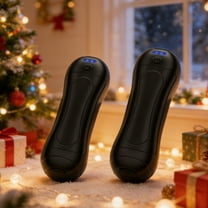 2 Pack Hand Warmers Rechargeable 6000mAh,FANDLISS Electric Hot Hands Hand Warmers,Quick Heating Pocket Heater Reusable Hand Warmer for Outdoor/Camping/Skiing, for Men/Women