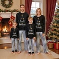 thumbnail image 4 of Family Christmas Pajamas Matching Sets,Christmas Jammies,Holiday Pajamas Black 8T, 4 of 4