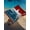 Blue, variant on Outdoor Sun Shade Sail 6.5'x10', Years USA Patio Beach Shade Canopy Cloth Waterproof, Independence Day Red Blue Star Wooden TearResistant & UV Protection Sun Sail for Backyard Garden Deck
