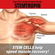MuscleMeds STEMTROPIN Stem Cell & Growth Factor Booster, Natural Supplement for Performance Enhancement & Anti-Aging, Muscle Building and Recovery, 60 Veggie Capsules