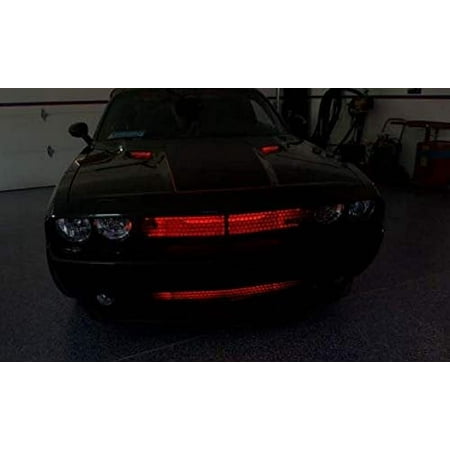 2015-2019 Dodge Challenger Hood Scoop & Grill LED Lighting Kit Bluetooth Controller