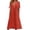 Red, variant on Women Solid Dress With Cut Out V Neck Sexy Lace Frilly Long Dress