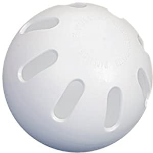 Pack of 12 Wiffleballs Wiffle Balls 9" Baseball White Lot 