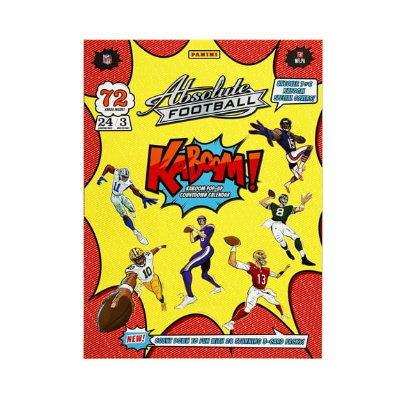 2024 Panini Absolute Football Kaboom! Countdown Calendar