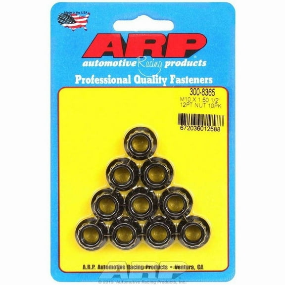 ARP 300-8365 Nut Kit, M10 x 1.50"