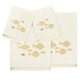 thumbnail image 5 of Authentic Hotel and Spa  Turkish Cotton Figi 4PC Embellished Towel Set Beige, 5 of 5