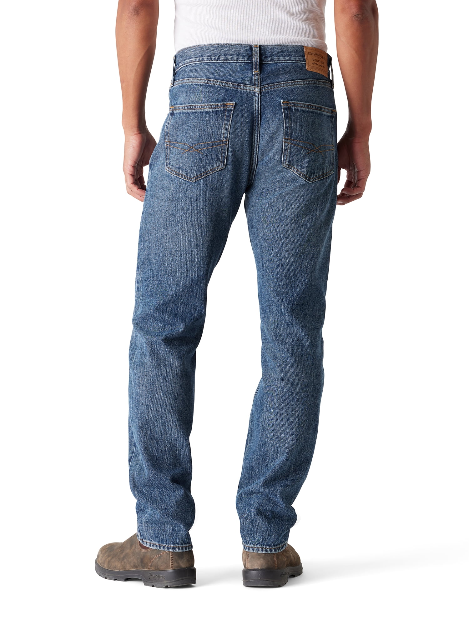 Levi Strauss Signature Men's and Big and Tall Original Straight Fit Jeans