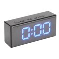 thumbnail image 2 of Digital Alarm Clock, LED Mirror Digital Display Desk Clock Energy Saving Backlight  For Home Bedroom For Dormitory Blue, 2 of 8