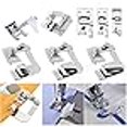 thumbnail image 3 of Windman Sewing Hemming Set Includes 3Pcs Wide Hem Foot,3Pcs Narrow Rolled Hem Presser Feet,Bias Tape Binder Foot and Adjustable Guide Presser Foot for Brother Singer Janome Low Shank Sewing Machine, 3 of 4
