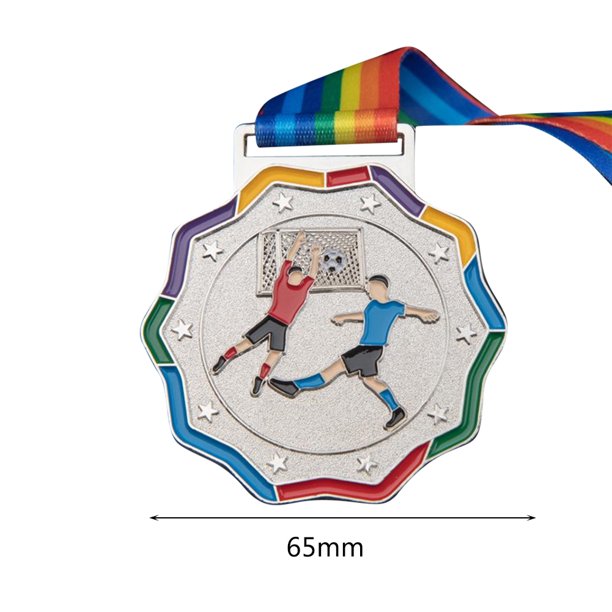 Medallas De Fútbol Medalla de juego de fútbol premios de competición deportiva medallas de juegos escolares regalo de recuerdo Sywqhk Para Estrenar