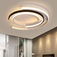 thumbnail image 3 of MONIPA Modern LED Acrylic Light Creative Circular Ceiling Lamp Lighting Simple Personality Romantic Light for Living Room/Bedroom (Warm Light), 3 of 7