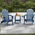 thumbnail image 2 of FODINGHILL Folding Adirondack Chair,HDPE All Weather Fire Pit Chair,Outdoor Plastic Chair for Patio Porch Garden,Blue, 2 of 11