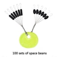thumbnail image 2 of Rubber Fishing Bobber Stopper, 6 in 1 Float Sinker Stops, Long Column Cylinder, L M S Float Stop Available, 2 of 6