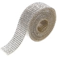 thumbnail image 1 of unbranded Tira De De Rhinestones Autoadhesiva Plateada Para Y Manualidades, 1 of 6