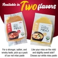 thumbnail image 7 of Fusion Select Organic Reduced Sodium Miso Paste - Made of Fermented Soy Bean & Rice - Savory Japanese Seasoning For Cooking Soup Base, Broth, Stew, Salad Dressing, Sauce, Marinade, Ramen 300g, 7 of 7
