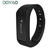 DGYAO Smart Watch Wristband I5plus Health Running Pedometer Calories Counter Sleep Fitness Tracker Message (Best Rem Sleep Tracker)