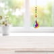 thumbnail image 4 of Prisma de nuevo diseño, prisma de luz colorida de cristal, candelabro, colgante de cristal, colgante de regalo de hilo de perlas, 4 of 5