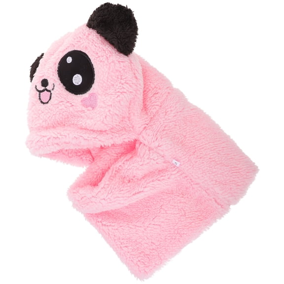 PAMINGONO Winter Neck Warmer Kids Pink Polyester 1Pcs Headdress for Kids