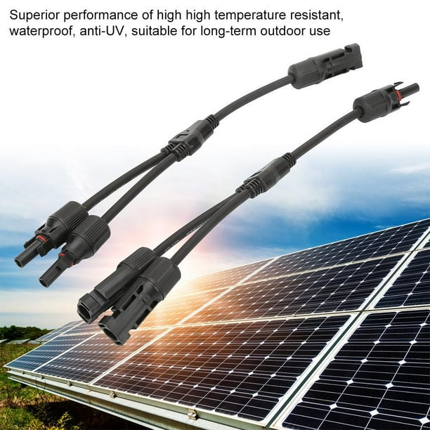 Y Type Connecteurs Solar,Solaire Panneau Câble Connecteur  Professionnel,connecteur (1 à 2 branches) de panneau solaire,Professionnel  Imperméable