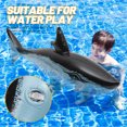 thumbnail image 3 of IFANLANDOR 4Pcs Inflatable Floating Shark Playthings Durable PVC Sharks for Birthday Beach and Celebration Parties, 3 of 5