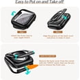 thumbnail image 6 of 2 Pack Waterproof Case for Apple Watch Series 6 5 4 SE 2nd Generation Screen Protector 44mm, Tempered Glass Hard PC Shockproof Cover Back Bumper for iWatch, 6 of 13