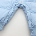 thumbnail image 6 of Esho Baby Girls Boys Winter Hooded Snowsuits Romper Bodysuits Newborns Warm Down Bodysuits Outfits 0-18M, 6 of 8