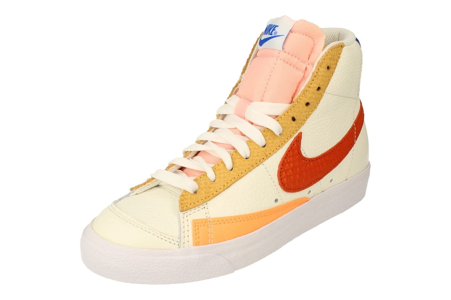 Nike Blazer Mid Womens Trainers DM2872 Sneakers Shoes (UK 5.5 US 8 39, Campfire Orange White 100) - Walmart.com