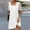 A0702-White, variant on CALAFEBILA Womens Sundresses for Beach Vacation Short Sleeve Square Neck Solid Color Mini Sun Dress Pleated Lace Short Women Casual Dresses