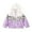 A-Light Purple319, variant on Little Girls Fuzzy Hooded Jackets Winter Clearance Leopard Pattern Zipper Long Sleeve Coat Warm Cute Cool Outerwear Tops