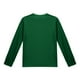 thumbnail image 5 of Cowsor Girl's Crew Neck Solid Color Sweatshirts with No Hood Casual Color Block Long Sleeve Pullover Tops, 5 of 7