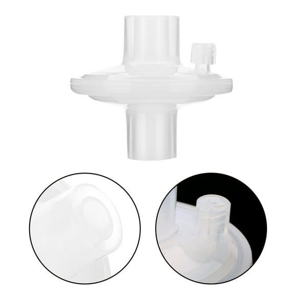 Noref Meidical Bacteria Filter,Disposable Bacteria Filter Ventilator Medical Gas Foreign Body Sputum Moisture Filter, Disposable Bacteria Filter