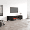 thumbnail image 3 of Rustico BL-01 Fireplace TV Stand, 3 of 5