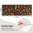 thumbnail image 5 of Colorful Mushroom Plant Brown Pattern Kitchen Rug Mat,Kitchen Runner Rugs Non Skid Washable,Decorative Kitchen Floor Mats for Kitchen,Sink,Laundry,17"X47", 5 of 5