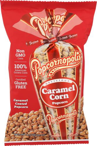 popcornopolis popcorn zebra 24 ounce
