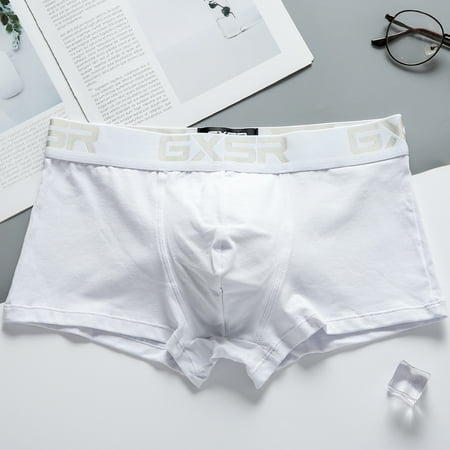 

GXSR 2/3Packs Men s Boxers Underwear For Men Pack Cotton Knit Comfortable Boxer Underwear Moisture-Wicking Cotton Boxers Multipack