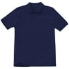 Classroom School Uniform Youth Unisex Short Sleeve Pique Polo 58322, L, Dark Navy