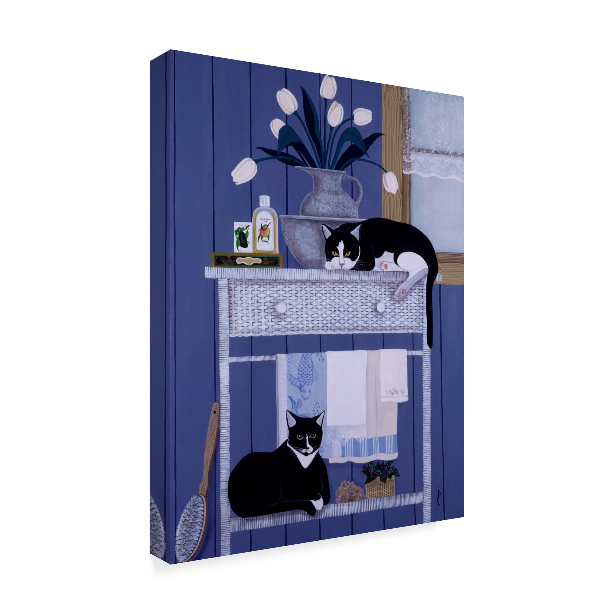 Trademark Fine Art 'Oscar And Harold' Canvas Art by Jan Panico