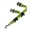 Fluorescent green, variant on Quick Detaching Scubas Gear Fastener Quick Releasing Fin Holders Webbings Texture Suitable for Fin and Diving Flags