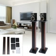 thumbnail image 3 of 35.4" Height Wood Bookshelf Speaker Stand 30kg Rosewood Stands for Pair Wood Grain Bookshelf Speaker Stands Floor Shelf Enhanced Audio Listening Experience Gift for Home Theaters, 3 of 12