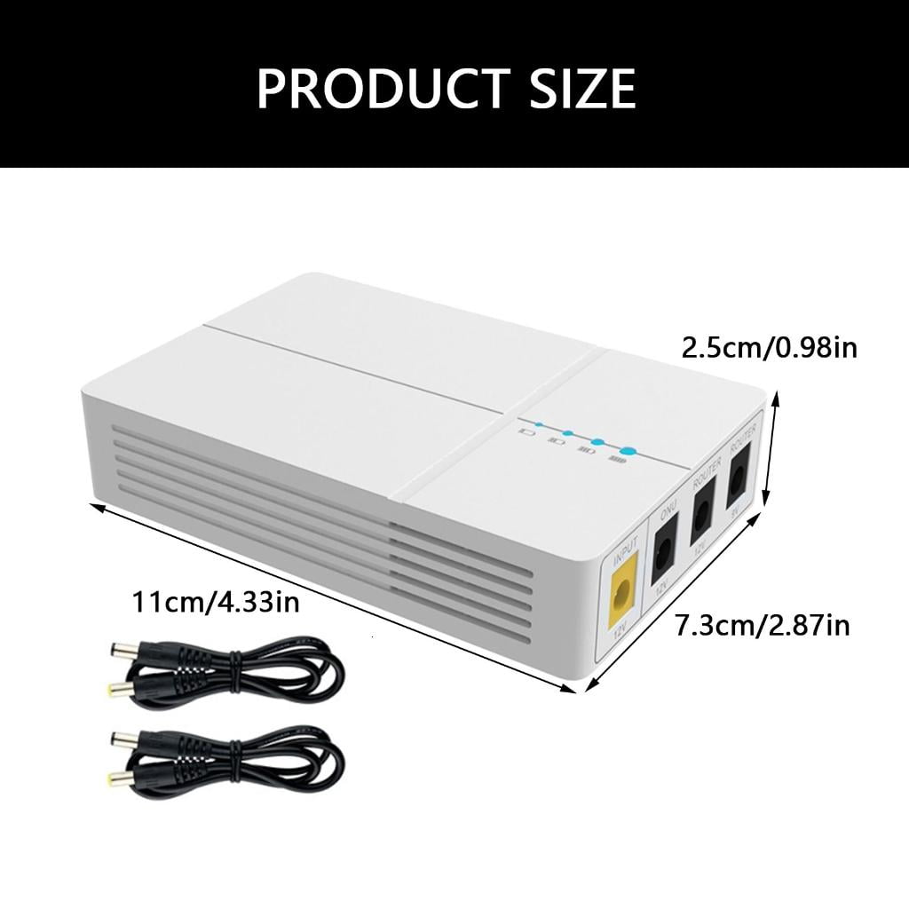 WE-POLUJ Mini DCUPS Battery Backup Uninterruptible Power Supply For Modem Wifi Routers