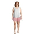 thumbnail image 3 of Just My Size Women's Plus Elastic Waist Stretch Bermuda Shorts, 3 of 6