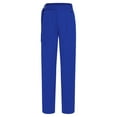 thumbnail image 4 of YiZYiF Men's Latin Dance Pant Salsa Rumba Tango Competition Ballroom Practice Pants Trousers Blue XXL, 4 of 5